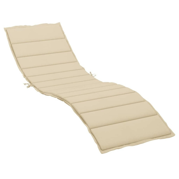 Sun Lounger Cushion Beige Oxford fabric (100% polyester) A949-314191