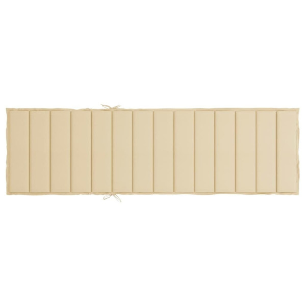 Sun Lounger Cushion Beige Oxford fabric (100% polyester) A949-314191