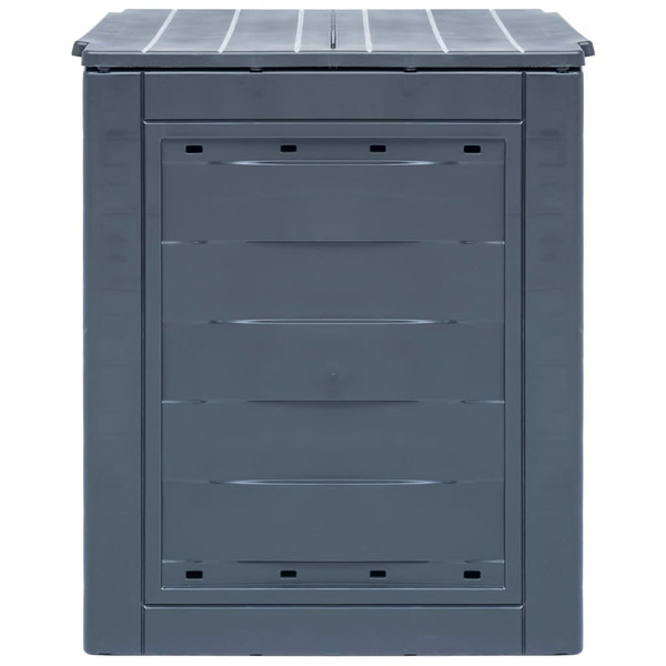 Garden Composter Gray Plastic 23.6 x 23.6 x 28.7 in A949-278920