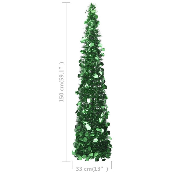 Pop-up Christmas Tree Green PET Medium Collapsible A949-320989