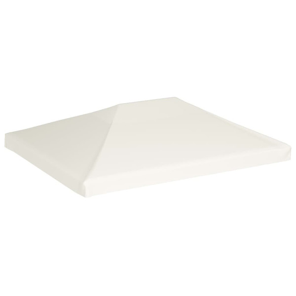 Gazebo Top Cover Cream White Polyester with PVC coating A949-44783