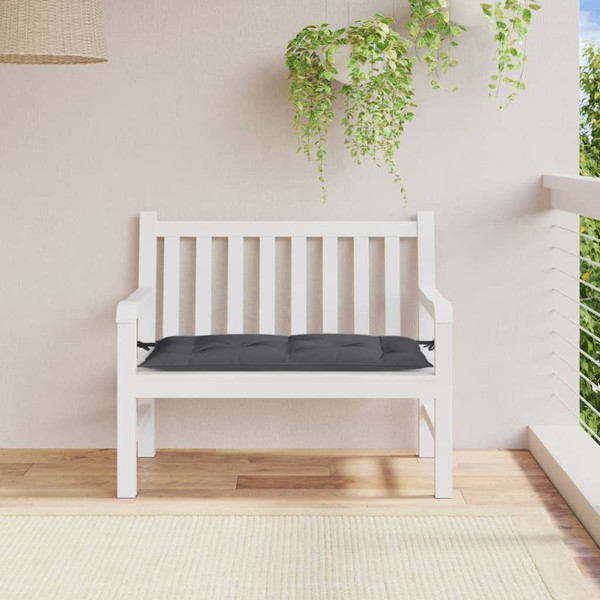 Garden Bench Cushion Melange Anthracite 100% Polyester A949-4002530
