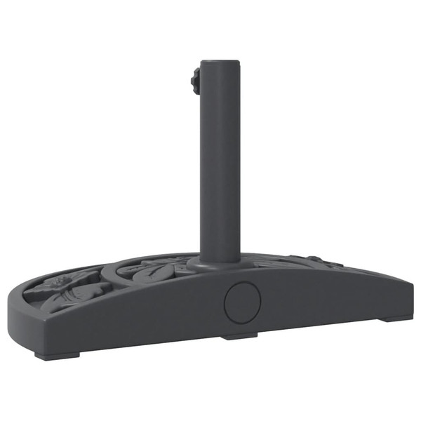Parasol Base Black PE and concrete 19.8 lbs Parasol Base A949-4007970