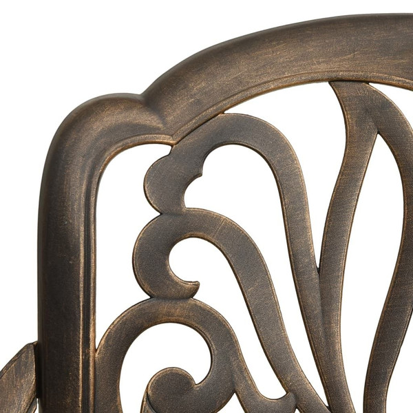Bistro Set Bronze Cast aluminum Standard Bistro Set Round A949-3070604