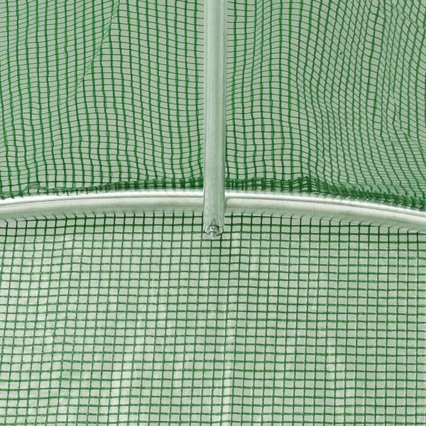 Greenhouse Green PE mesh fabric, Galvanized Steel 48.4 square feet A949-45533