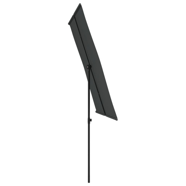 Garden Parasol Anthracite Polyester Medium Height-Adjustable A949-47338