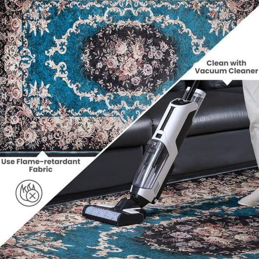 Area Rug with Non-Shedding Surface and Anti-slip Bottom-M - Color: Multicolor - Size: M D681-HU10266