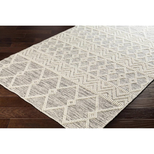 3-ft. x 5-ft. Hand Woven Wool Blend Grey Beige Ivory Persian Style Area Rug Q280-THXFBWR569175436