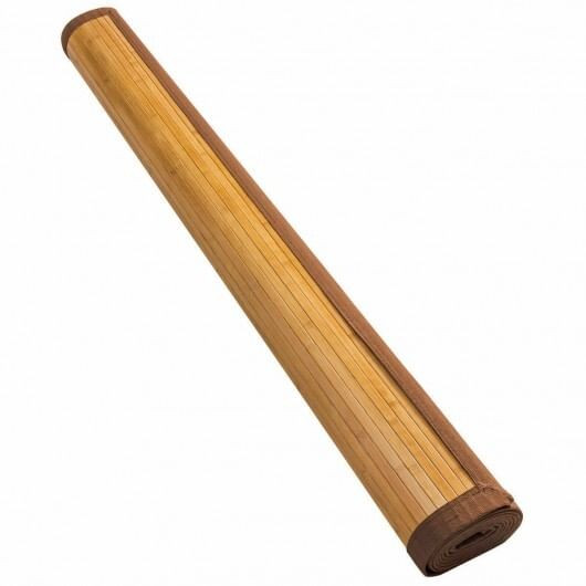 5 x 8 Feet Bamboo Floor Mat with Anti-Slip Backing for Living Room Bedroom - Color: Natural D681-HW56389