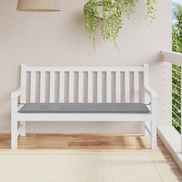 Garden Bench Cushion Gray Oxford fabric (100% polyester) A949-43195