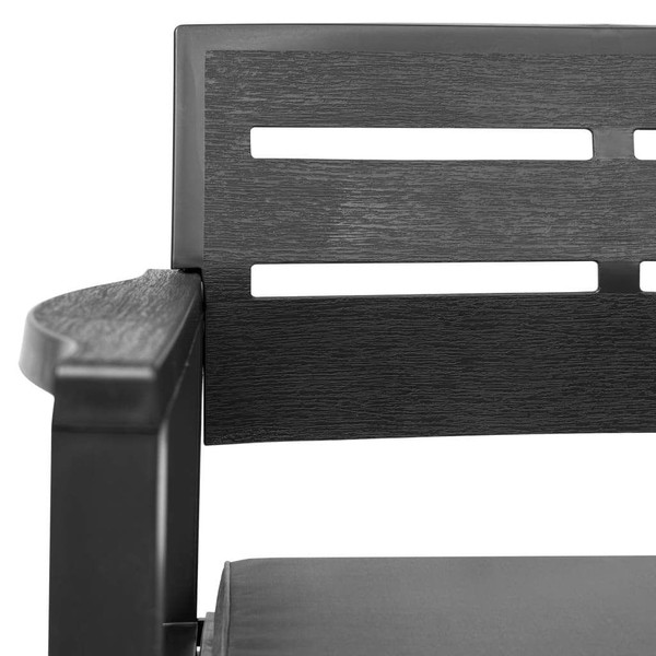 Patio Bench Anthracite Plastic Standard Durable A949-45623