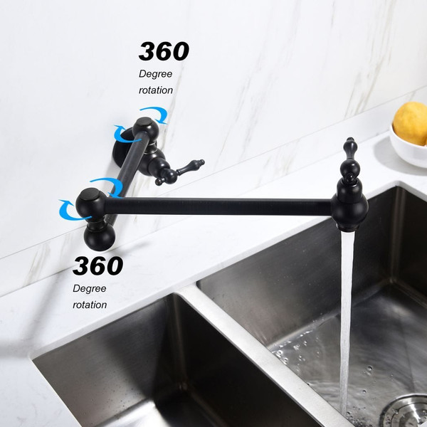 Folding faucet Pot Filler Faucet Wall Mount T575-S0671287172