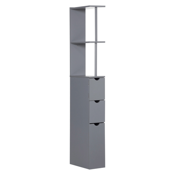 Bathroom Storage Cabinet-Grey T575-S0671386208