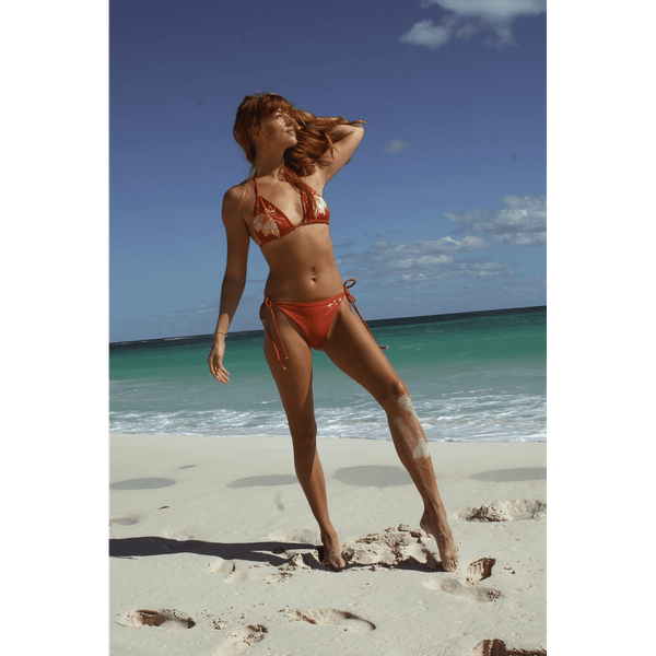 Vega String Bikini in Empress Moth T575-S0671376392