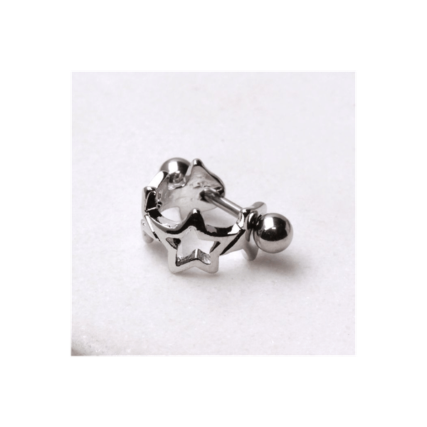 Surgical Steel Star Cartilage Cuff Cartilage Piercing T575-S0671356811