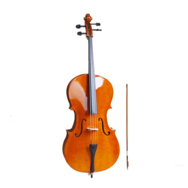 4/4 Wood Cello Bag Bow Rosin Bridge Natural  (Old code:50824597) T575-S0671348015