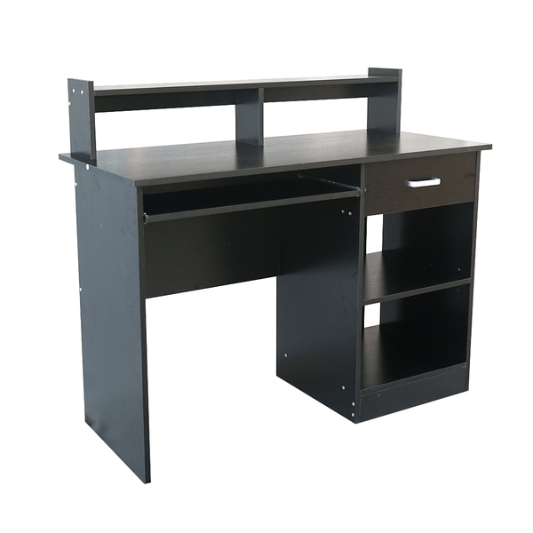 General Style Modern E1 15MM Chipboard Computer Desk Black T575-S0671298385