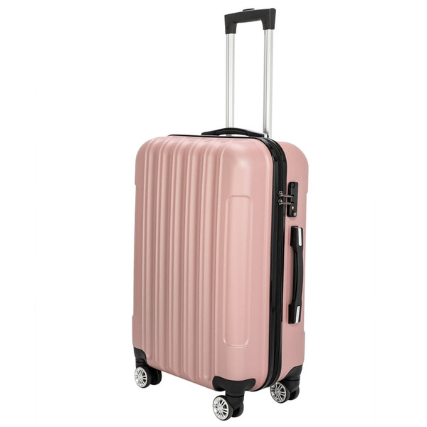 3-in-1 Multifunctional Large Capacity Traveling Storage Suitcase Luggage Set Rose Gold T575-S0671371664