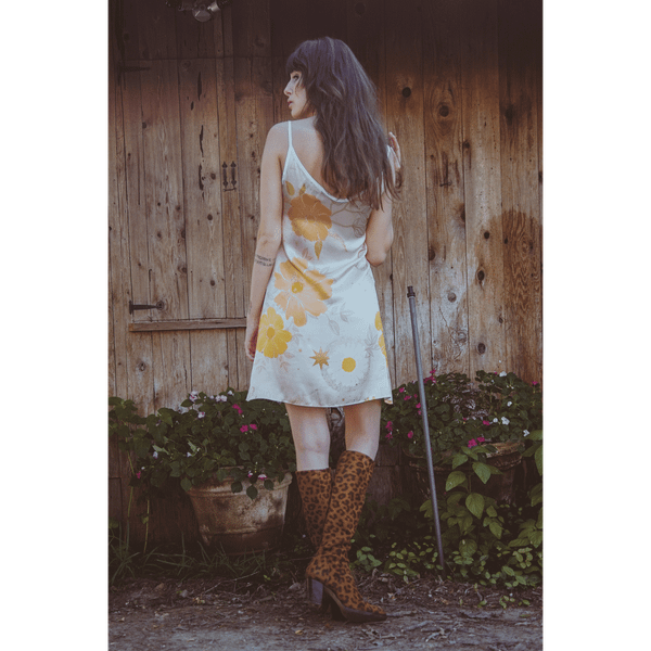 Vela Silk Dress- Flower Constellation T575-V0671371276
