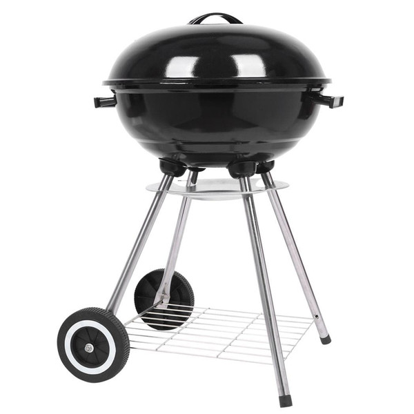18 Inch Apple Charcoal Stove Enamel (Cover   Furnace Body) White Side Wheel Diameter 15cm T575-S0671272340