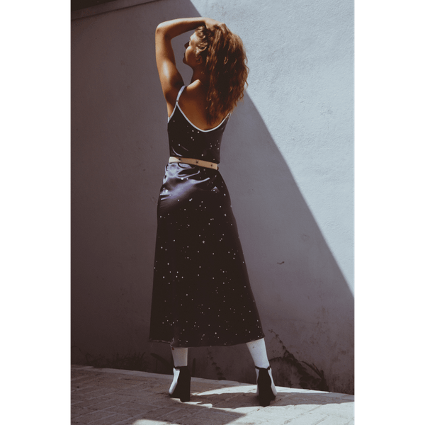Andromeda Silk Dress - Twilight T575-V0671371286