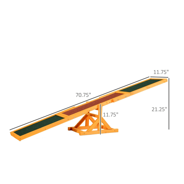 Wooden Dog Agility Seesaw T575-S0671388406
