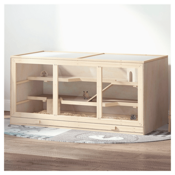 Wooden Hamster Cage T575-S0671387710