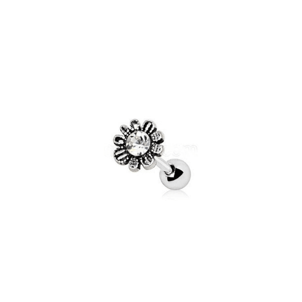 316L Stainless Steel Avant Garde Daily Flower Cartilage Earring T575-S0671357255