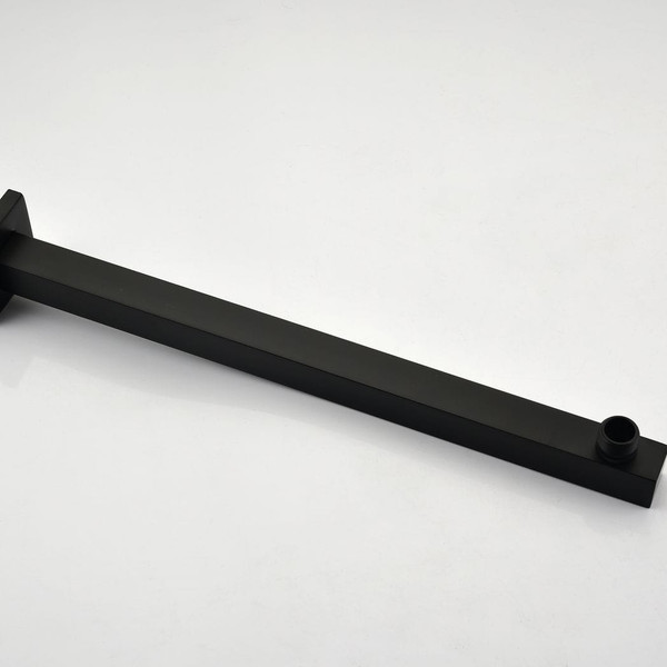 Brass Matte Black Shower Faucet Set Shower System 10 Inch Rainfall Shower Head with Handheld Spraye T575-S0671284046