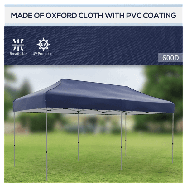 Pop Up Canopy Tent-Dark Blue T575-S0671386349