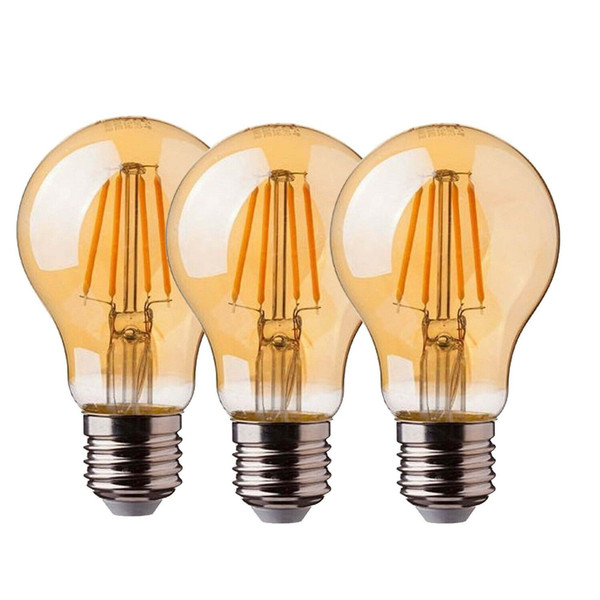 1/3/5/10 Pack Decorative Light Bulbs A60 E26 8W Vintage Edison LED Bulbs ~1138 T575-S0671387242