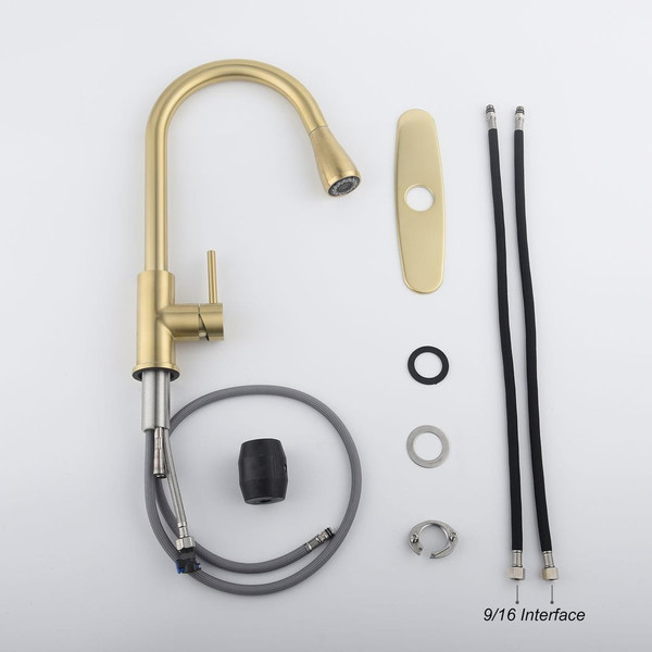 Kitchen Faucet with Pull Out Spraye T575-S0671282601