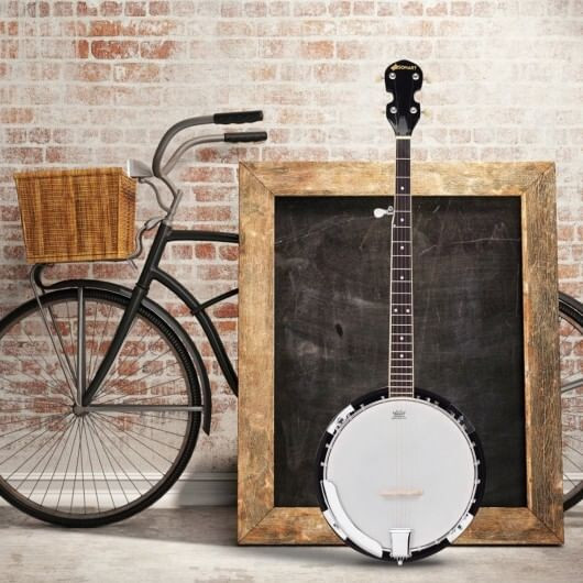 5-String Geared Tunable Banjo with case B593-MU10052