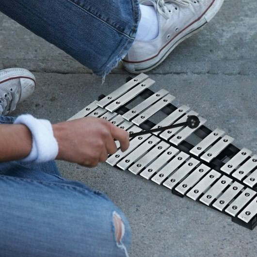 27 Note Glockenspiel Xylophone with 2 Rubber Mallets B593-MU10044