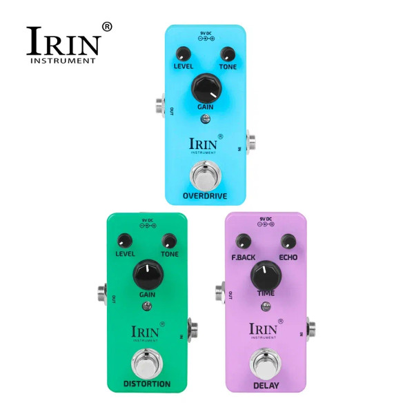 Color: WHITE, Ships From: CHINA - IRIN Delay Guitar Effects Pedal Overdrive Distortion Single Digit F640-12000039706186432