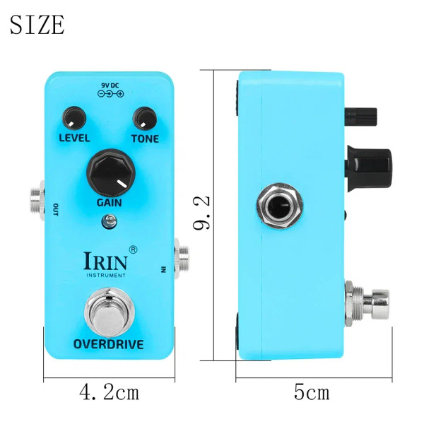 Color: WHITE, Ships From: CHINA - IRIN Delay Guitar Effects Pedal Overdrive Distortion Single Digit F640-12000039706186432