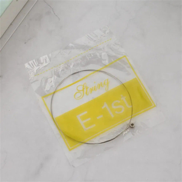 Color: Light Grey, Ships From: CHINA - Acoustic Guitar Strings E B G D A Single String Gauges 012 0 F640-12000036913820261