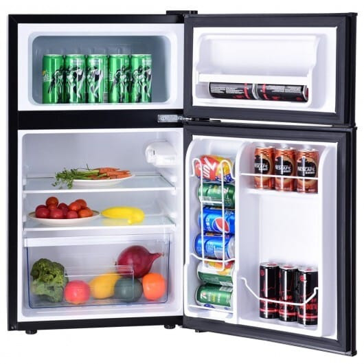 3.2 cu ft. Compact Stainless Steel Refrigerator-White B593-EP22672