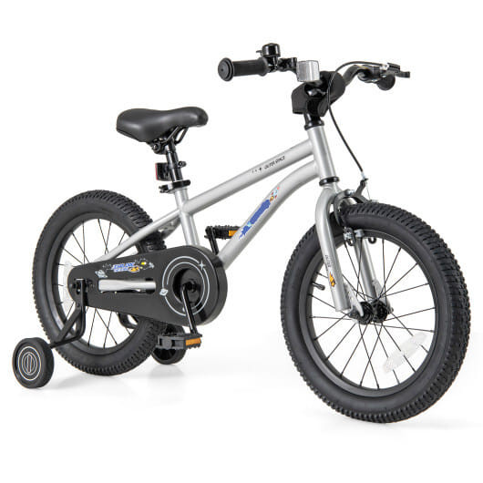 16-Inch Kids Bike Bicycle for Boys Girls 4-7 Adjustable with High Carbon Steel Frame-16 inches - Co D681-TS10165SL-16