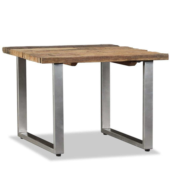  Coffee Table Multicolour Solid Reclaimed Wood and Wrought Iron A949-244587