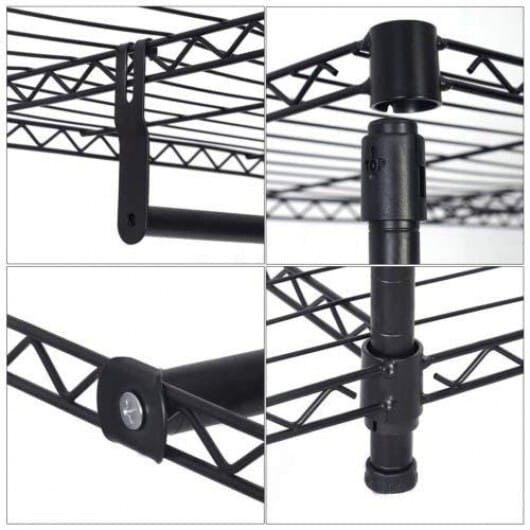 Portable Steel Closet Hanger Storage Rack Organizer B593-HW58701