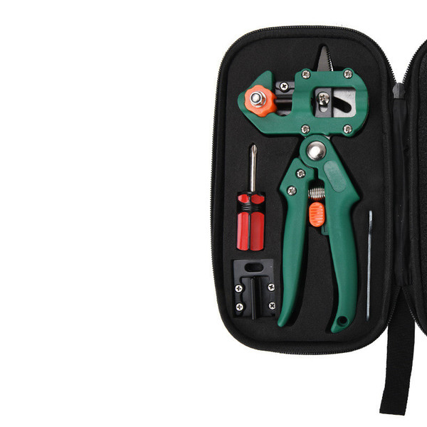 Color: 2 green style - Grafting Pruning Shears For Grafting Fruit Tree Seedlings Q119-CJJZGJYL01150-2 green style