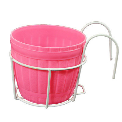 Color: Whitepink, Size: 16cm - Potted flower wall hanging Q119-CJJZGJYL00128-Whitepink-16cm