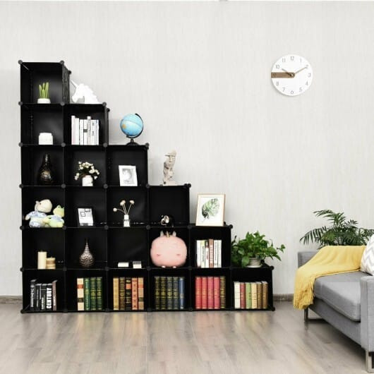DIY 30 Cube Portable Closet Clothes Wardrobe Cabinet B593-HW61412