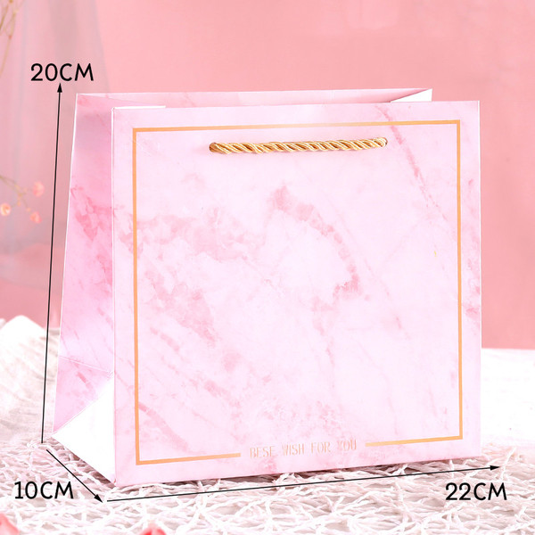 Color: Pink, Size: M - Holiday universal gift bag Q119-CJBHNSNS09244-Pink-M