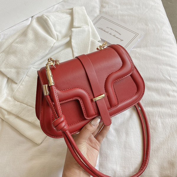 New Fashion One-shoulder Drawstring Casual Simple Messenger Underarm Bag Q119-CJNS1191247