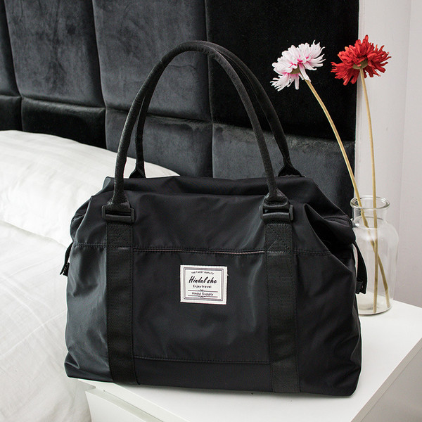 Color: Black, Size: M - Short-distance Net Red Travel Bag Female Nylon Anti Q119-CJNS119158608HS