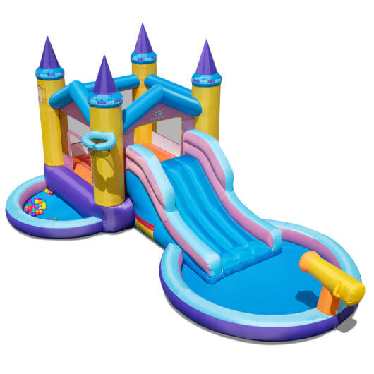 6-in-1 Inflatable Kids Water Park for Yard D681-NP11868