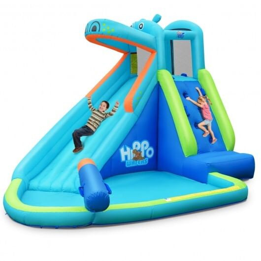 Inflatable Water Pool with Splash and Slide Without Blower B593-OP70100
