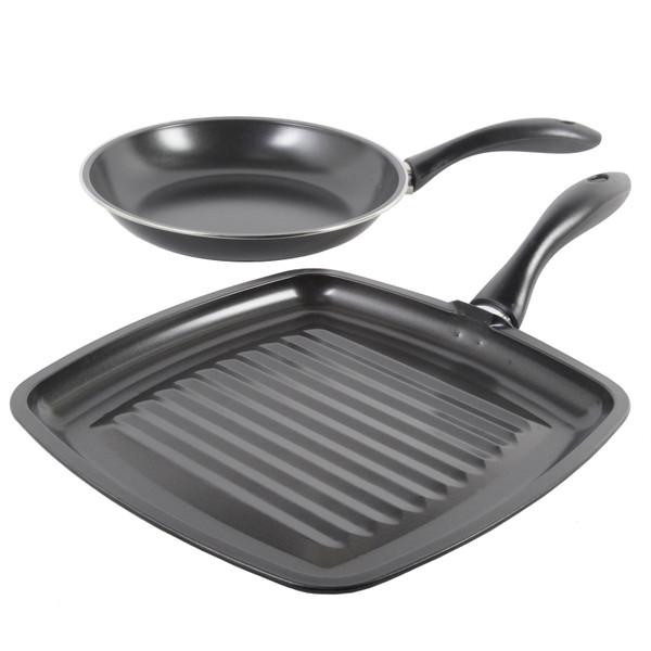 Gibson Westleton  2 piece Cookware Set Black D970-92174.02